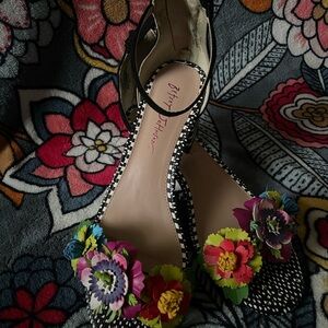 Betsey Johnson Women's Floral Embellished Sandals